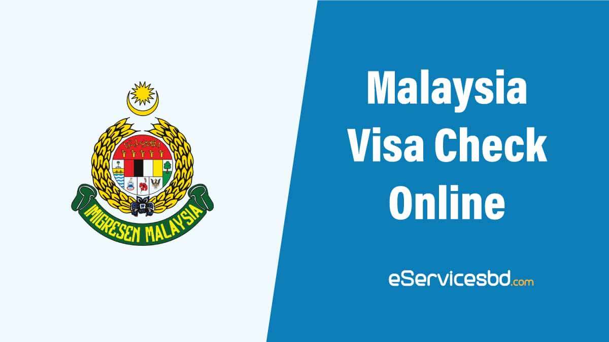Malaysia Visa Check Online by Passport Number